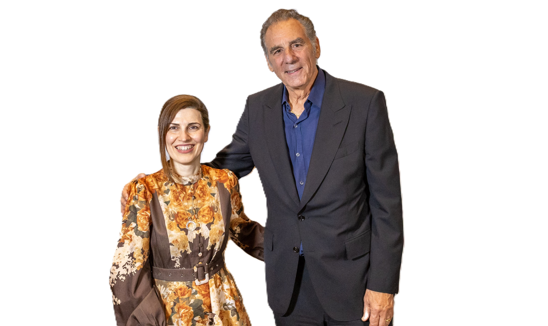 Dr. Neda Maria Kaizumi with Michael Richards