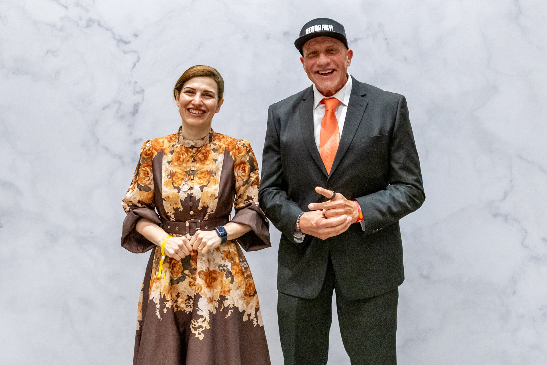 Dr. Neda Maria Kaizumi with Bruce Cardenas